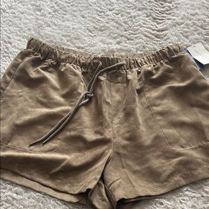 Women's faux suede Shorts